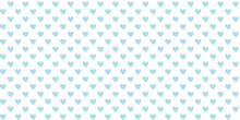 Blue White Seamless Pattern Of Hearts Vector Background, Drawing Of Hearts Shape