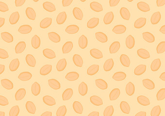 Wall Mural - Peanut pattern vector. wallpaper. free space for text. copy space.