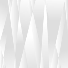 Fototapete - Abstract white and gray gradient background. Modern minimalist design. Vector illustration with simple shapes like circle, square, rectangle. Monochrome light 3d futuristic design