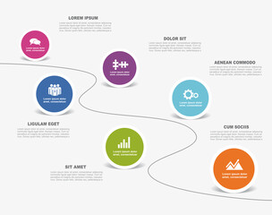 Infographic design template with place for your data. Vector illustration.