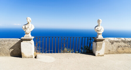 Canvas Print - Ravello village, Amalfi coast of Italy