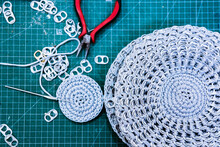 Crochet Napkin Made Of Ring Pulls
