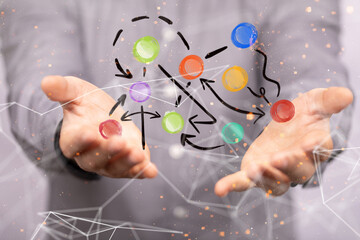people network structure hr - human resources management and recruitment