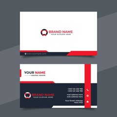 Wall Mural - creative modern professional business card vector design