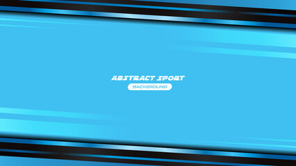 Abstract Sport Background. Vector illustration of abstract blue black design tech innovation concept background for sports or games