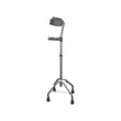 Walking cane or crutch, medical equipment, isolated on white background.