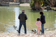 Family At The Lake