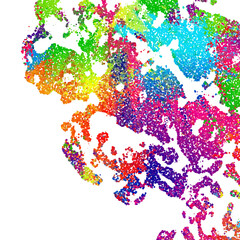 Poster - Bright abstract image in a modern style.