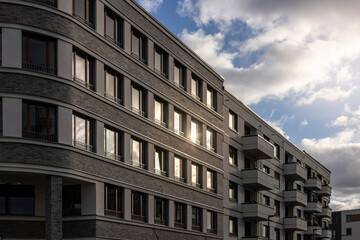 Sticker - A modern facade, sun reflected in the windows, in Heidelberg