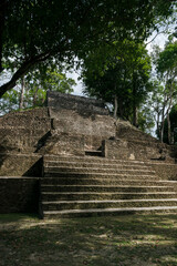 Wall Mural - Maya Pyramid of 'Cahal Pech' in San Iganacio, Belize