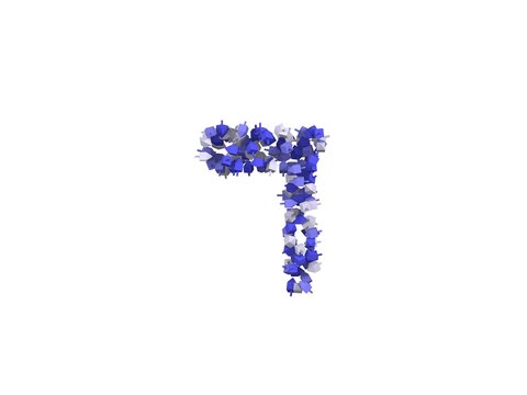 Hebrew Dreidel Themed Font Dalet