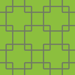 Poster - Big and small square lines seamless repeat pattern print background