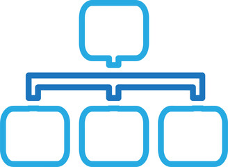 Diagram graph icon sign symbol design