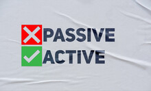 Active Or Passive