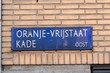 © Robertvt - Street Sign Oranje Vrijstaatplein Square At Amsterdam The Netherlands 2018