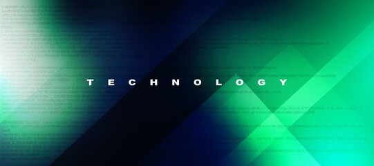 Poster - 2d illustration abstract technology background concept

