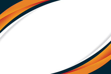 Fototapete - Orange and Blue Background Element with Copy Space for Text