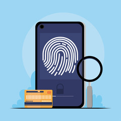 Poster - cyber security fingerprint scanning