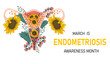 Endometriosis awareness month banner