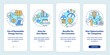 © IMG visuals icons - Benefits of circular economy onboarding mobile app screen. Zero waste walkthrough 4 steps graphic instructions pages with linear concepts. UI, UX, GUI template. Myriad Pro-Bold, Regular fonts used
