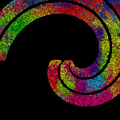 Poster - Bright abstract image in a modern style.