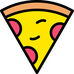 Wall Mural - Pizza Slice Icon