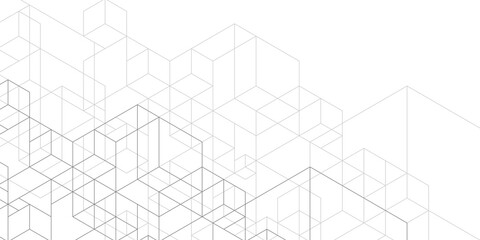 Abstract architectural background.Technological design.Geometric -Vector illustration.