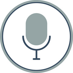 Wall Mural - Microphone Icon