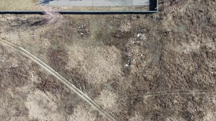 Poster - Electrical substation from the air. Power lines. Energy. High voltage wires.