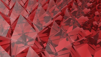 Poster - Background image from crystalline shapes. Screensaver or wallpaper.