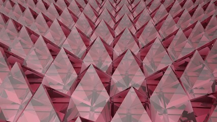 Poster - Background image from crystalline shapes. Screensaver or wallpaper.