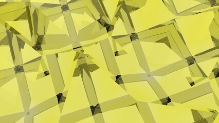 Poster - Background image from crystalline shapes. Screensaver or wallpaper.