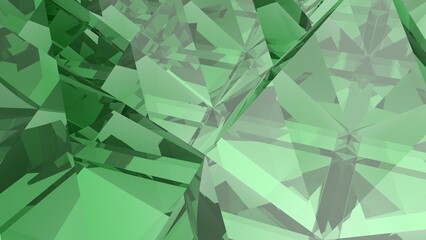 Poster - Background image from crystalline shapes. Screensaver or wallpaper.