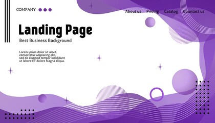 Poster - Abstract modern landing page background.Liquid color background design. Futuristic Gradient. Minimal Pattern. can be used on posters, banner ,web and any more.