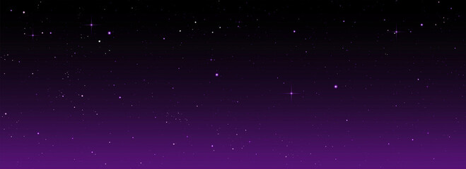 Wall Mural - Galaxy background, night sky milky way, star on blue background