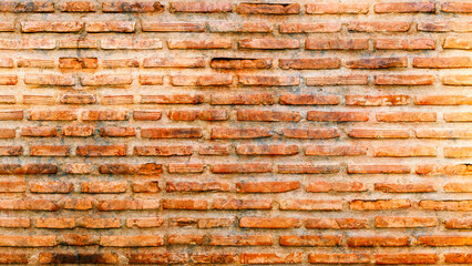 Wall Mural - old brick texture details background. house, shop, cafe and office design backdrop. grunge brickwork