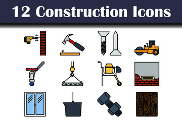 Sticker - Construction Icon Set