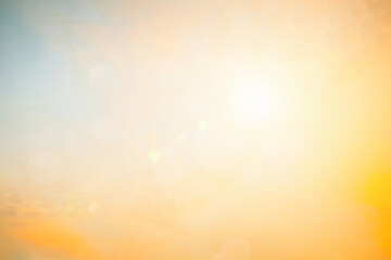 Wall Mural - Relaxing outdoors vacation landscape concept: Abstract blurred sunlight beach colorful blurred background