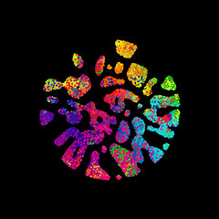 Poster - Bright abstract image in a modern style.