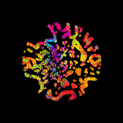 Poster - Bright abstract image in a modern style.