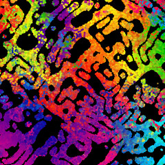 Poster - Bright abstract image in a modern style.