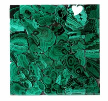 The Sample Of A Surface Of The Polished Malachite