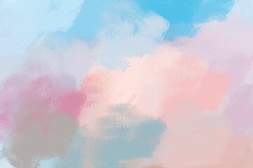  painting with dry brushes, chaotic strokes, multi-colored palette, background for the interior