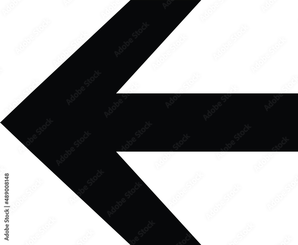 left arrow vector illustration, left arrow icon vector, left arrow symbol vector, arrow, for your design needs