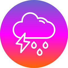 Poster - Cloud Showers Heavy Icon