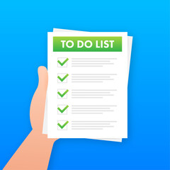 Poster - Clipboard with checklist icon. Clipboard with checklist icon for web. Vector stock illustration.