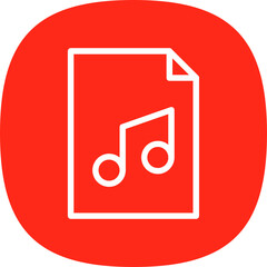 Poster - File Audio Icon