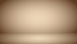 Abstract background. The studio space is empty. With a smooth and soft brown color