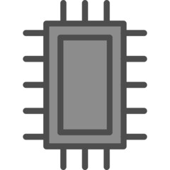 Sticker - Microchip Icon