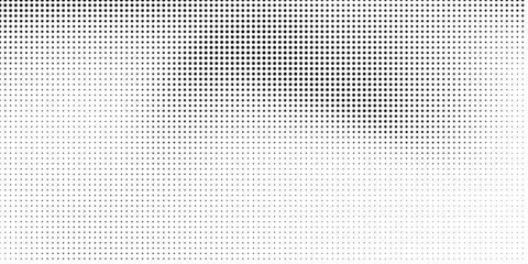 Poster - Halftone dotted background. Black dots in modern style on a white background.